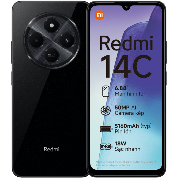 Điện Thoại Xiaomi Redmi 14C - New - Chính Hãng VN - Nguyên Seal Box